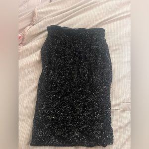 EXPRESS! Sequin skirt midi length
